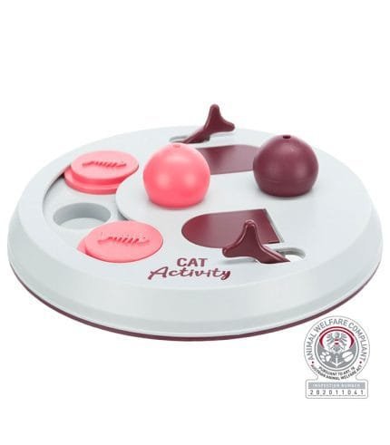 Cat activity Flip Board Juego interactivo para gatos, juego de estrategia para estimulación mental 45892